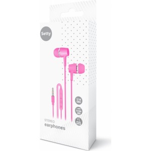 None Setty wired earphones SPD-J-26 pink