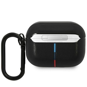 BMW case for AirPods Pro BMAP22PVTK black PU Leather Curved Line