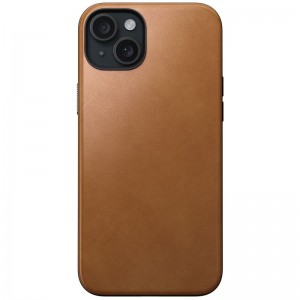 None Nomad Modern Leather case for iPhone 15 Plus 6,7" english tan