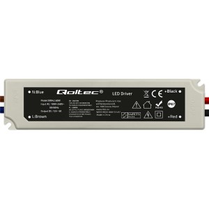 Qoltec LED Driver IP67 60W | 12V | 5A | Waterproof | White