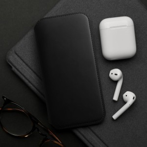 OEM DUAL POCKET Book case for IPHONE 15 Plus black