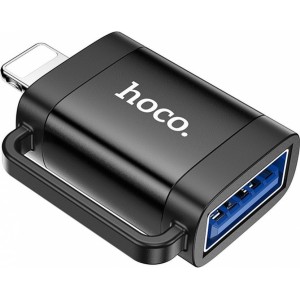 Hoco adapter OTG Lightning (male) to USB A (female) UA31A black