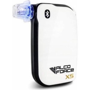 Alcoforce electrochemical breathalyzer XS white