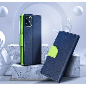 OEM FANCY Book case for XIAOMI 12 / 12X navy / lime