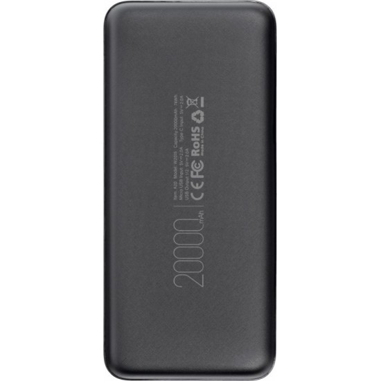 Veger powerbank 20 000 mAh 2A A20 (W2015) black