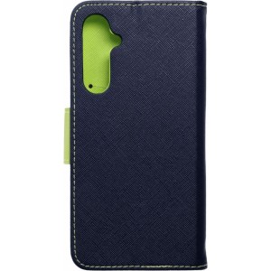 OEM FANCY Book case for SAMSUNG S23 FE navy / lime