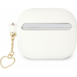 Guess case for APPLE AirPods 3 GUA3LSCHSH (Silicone Charm Heart Collection) white