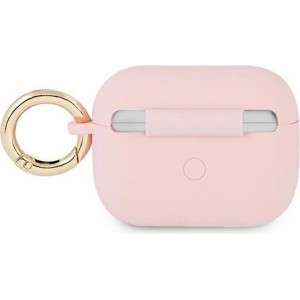 Guess case for APPLE AirPods Pro GUAPSSSI (Silicone Vintage Script) pink