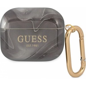 Guess case for APPLE AirPods 3 GUA3UNMK (Marble Collection) black