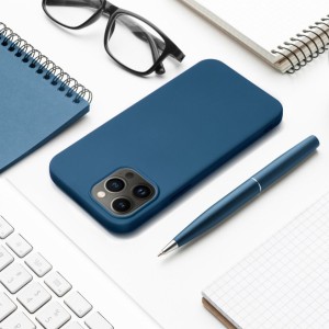 OEM SILICONE case for IPHONE 13 Pro Max blue