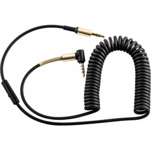 Hoco cable AUX Audio Jack 3,5mm Spring (with Mic) UPA02 black