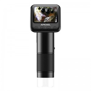 Apexel Handheld Digital LCD Microscope APEXEL APL-MS008 (black)