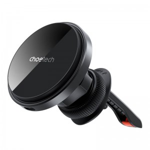 Choetech Magnetic car holder witch charger Choetech T204-F, 15W (black)