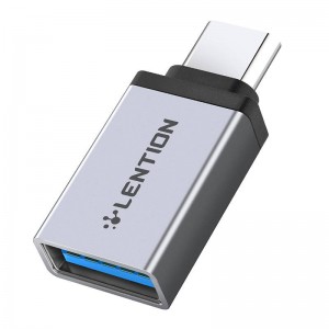 Lention USB-C to USB 3.0 Adapter Lention (silver)