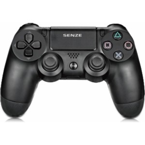 Gamebox C1 Play Station 4 / PC bezvadu Bluetooth kontroliers ar dubulto motora vibrāciju melns