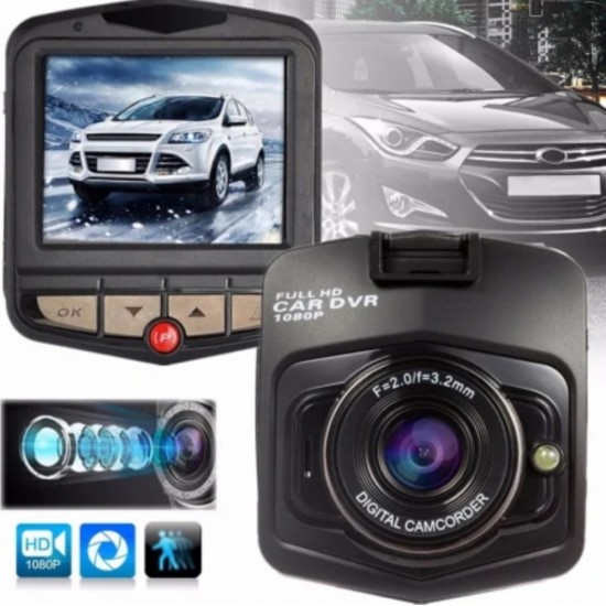 Iwear GT4 HD Авто DVR Видео регистратор с G-Sensor 1080p HD 120° углом 2.4'' LCD Черный