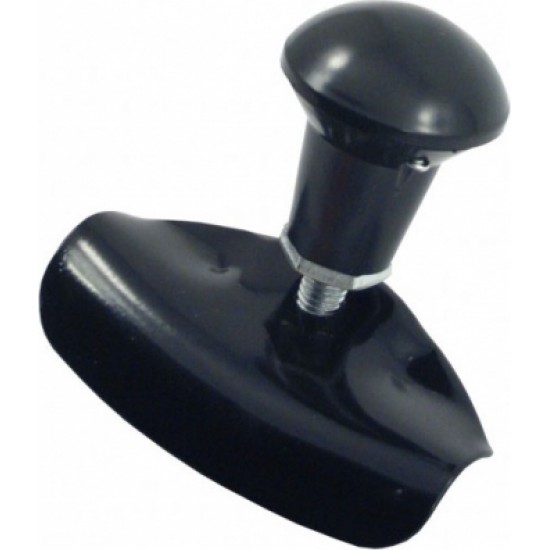 Carcommerce Steering wheel spinner knob, straight, black