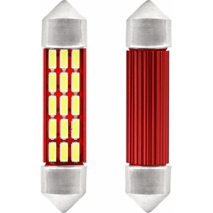 Amio LED CANBUS 4014 20SMD Festoon C5W C10W C3W 41mm White 12V/24V