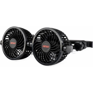 Amio Car ventilators galvas balstam ar USB lādētāju 2x4