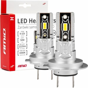 Amio LED Headlights H-mini Series H7/H18 AMiO-03332