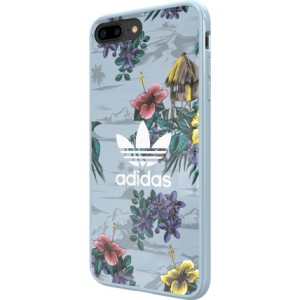 Adidas Floral Case Plastikāta Apvalks Priekš Apple iPhone X / XS Zils