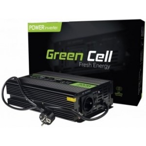 Greencell Green Cell Pure Sine wave Strāvas pārveidotājs  12V to 230V 300W / 600W