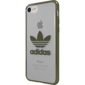 Adidas Clear Case Silikona Apvalks Priekš Apple iPhone 7 / 8 Caurspīdīgs - Zaļš