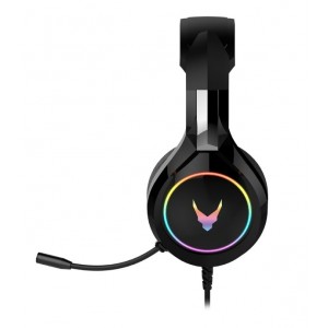 Varr VH6060B Pro Gaming Spēļu Stereo Austiņas ar Mikrofonu / LED / 3.5mm Audio un USB pieslēgumu