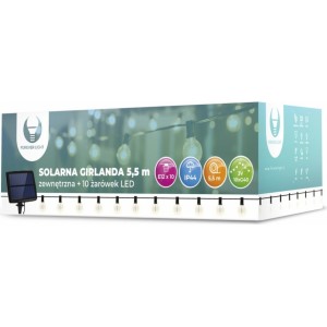 Forever Garland 10 LED Spuldzes kvēldiegs skaidrs 3.7V / 0.5W / 2200mAh / 5.5m