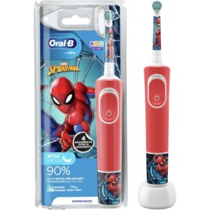 Oral-B D100 Vitality Kids Spiderman Электрическая Зубная Щетка