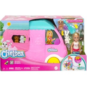 Barbie Mattel HNH90 Camper Chelsea Spēļu Komplekts