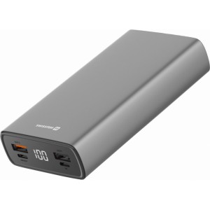 Swissten Aluminium Power Bank Переносная зарядная батарея 2xUSB / USB-C / Micro USB / 20W / 20000 mAh