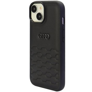 Audi GT Synthetic Leather Back Case Aizsargapvalks Priekš Apple iPhone 15 Plus