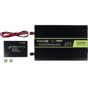 Greencell Green Cell Pure Sine wave Strāvas pārveidotājs  12V to 230V 300W / 600W