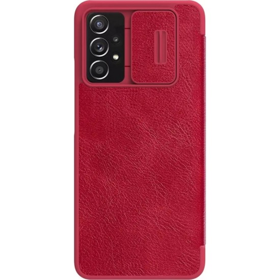 Nillkin Qin leather holster for Samsung Galaxy A73 red