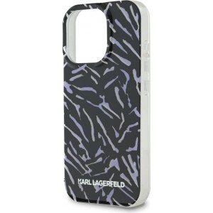 Karl Lagerfeld case for iPhone 16 Pro Max 6,9" KLHCP16XHZBPKCCU Purple Hard Zebra With Cord