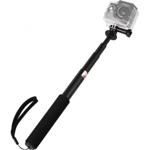 Hurtel Selfie stick with camera holder - black