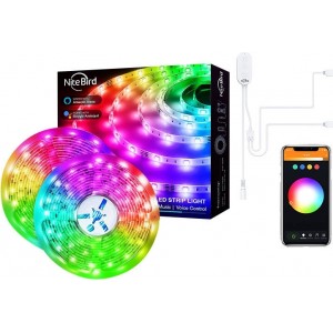 Nitebird Smart WiFi RGB LED light strip NiteBird SL3 (2x5m), Tuya