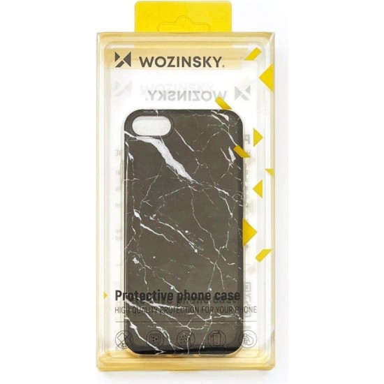 Wozinsky Marble TPU case cover for Samsung Galaxy M31 black