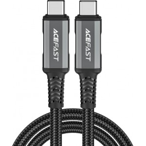 Acefast C1-09 USB-C / USB-C USB4 PD3.1 cable 5A 1m - gray-black