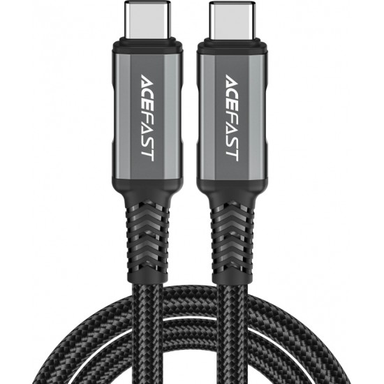 Acefast C1-09 USB-C / USB-C USB4 PD3.1 cable 5A 1m - gray-black