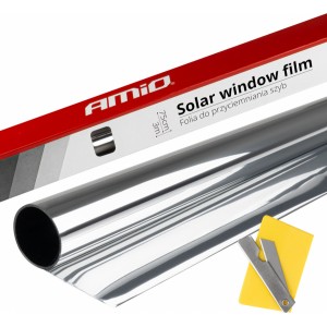 Amio Solar Window Film Dark Silver 0,75x3m (15%)