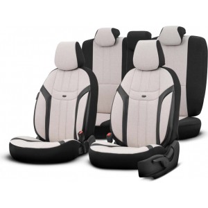 Otom Car seat covers set OTOM SWAN 503 BEIGE 3-ZIP