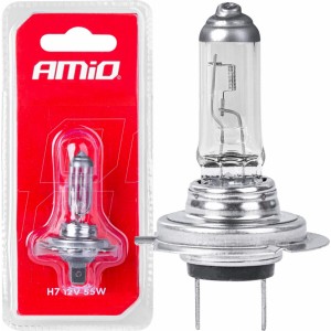 Amio Halogen bulb H7 12V/55W, filtr UV 1pc blister