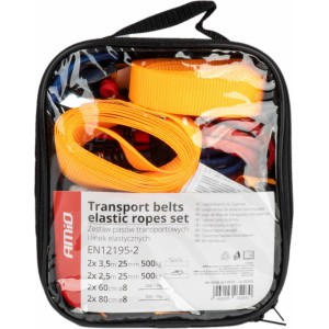 Amio Transport belts and elastic ropes set AMIO-03293