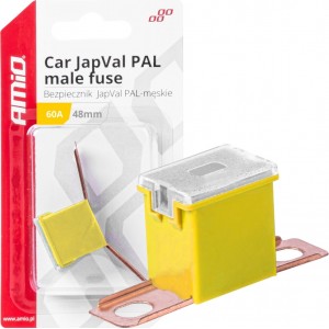 Amio Car JapVal PAL male fuses 48mm 60A AMIO-03421