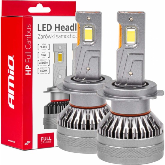 Amio LED Headlights HP Series H7/H18 Canbus AMiO-03674