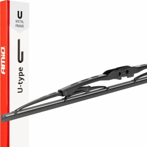 Amio Metal Windshield Wiper U-Type, size: 20