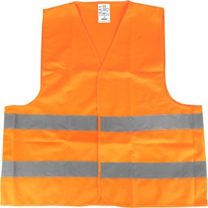 Amio Safety vest orange with certificate AMIO-03986