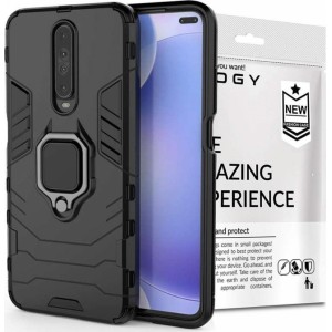 Alogy Stand Ring Armor case for Xiaomi Poco X2 black